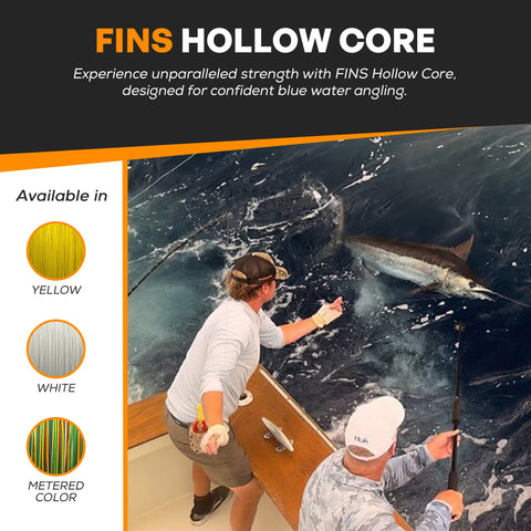 FINS Hollow Core Fishing Braid
