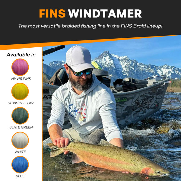 FINS Windtamer Fishing Braid (4-12 lb.)