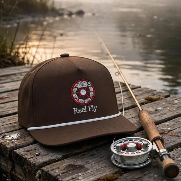 Reel Fly - Embroidered Fly Fishing Rope Hat