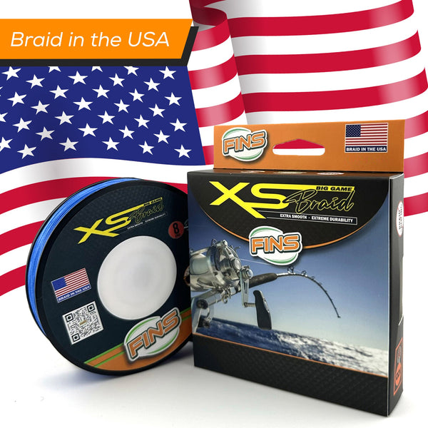 FINS XS Big Game Fishing Braid (10-50 lb.)
