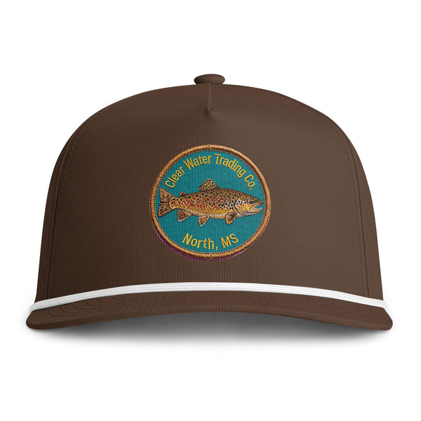 Vintage Trout Patch Fishing Hat - Clear Water Trading Co