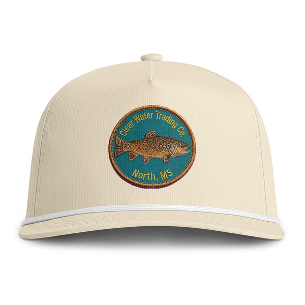 Vintage Trout Patch Fishing Hat - Clear Water Trading Co