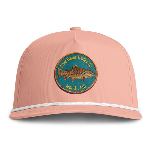 Vintage Trout Patch Fishing Hat - Clear Water Trading Co