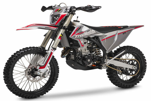 TrailMaster LX300-Pro Dirt Bike, NC300 EFI Racing Engine, Liquid-Cooled, 6-Speed Manual, Dual Disc Brakes, Electric Start with Kick backup, Billet Wheels (21/18)