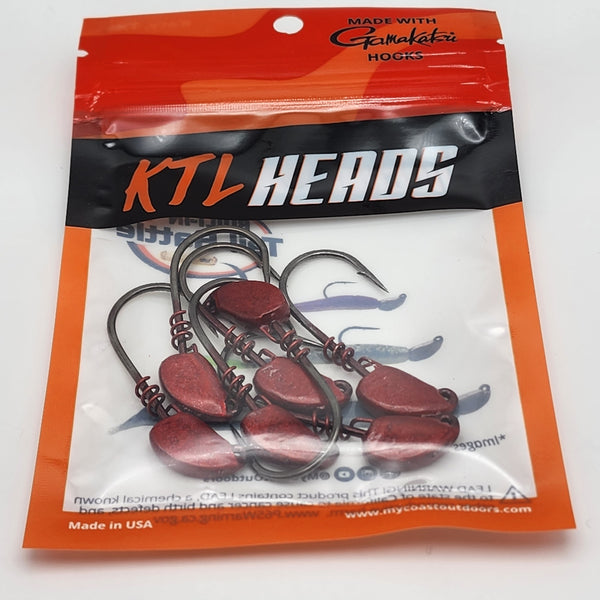 KTL 7 Pieces Jighead Per Pack, Gamakatsu hooks
