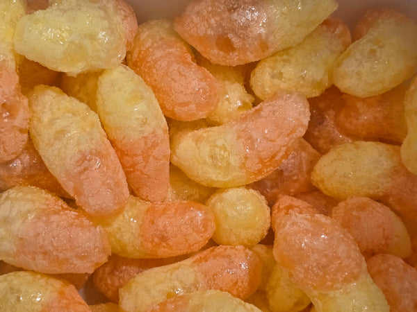 Peachy Puffs Freeze-Dried Peach Gummy Candy