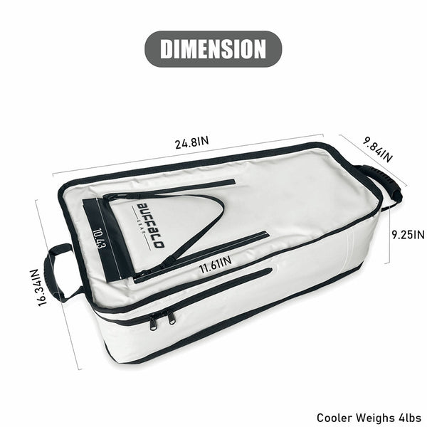 25'' Kayak Fish Cooler Bag with Shoulder Strap