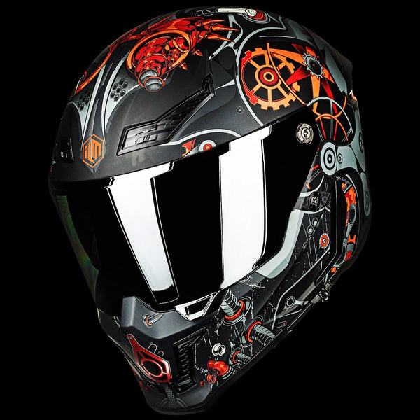 ILM Full Face Motorcycle Helmets Racing Helmet Model MF509