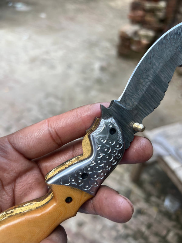 Honeywood Hawkbill Folder Knife 8