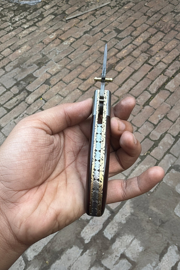 Twilight Burl Folder Knife 7