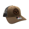 Vantage Point Brown Patch Trucker Hat - Brown