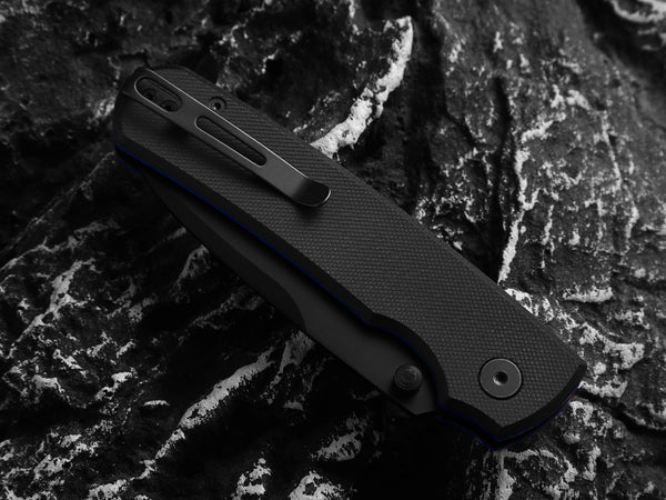 The Loyalist Folding Pocket Knife Giftset for Men and Women (Black and Blue)