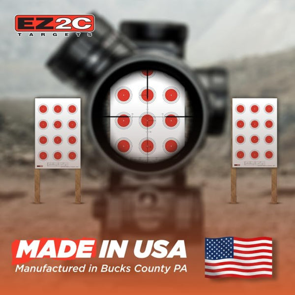 25 EZ2C Targets Style 27/RD10: Small-bore 50ft Paper Shooting Target 11