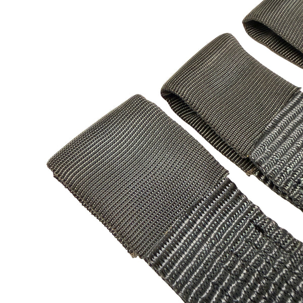 MOJAB LassoLock™ Heavy-Duty Tire Tie Down Kit – 2” × 12’ (Set of 4)