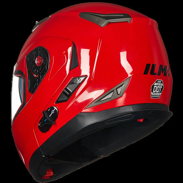 ILM Bluetooth Integrated Modular Flip up Full Face Motorcycle Helmet Model 953