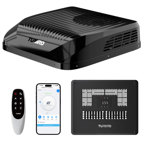 Greenland 9,000 BTU 12V DC Inverter Rooftop RV Air Conditioner