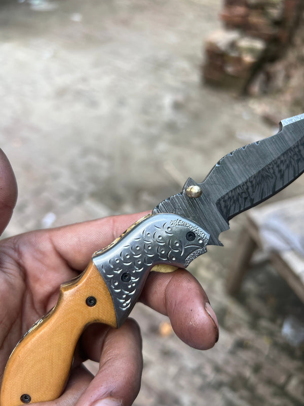 Honeywood Hawkbill Folder Knife 8