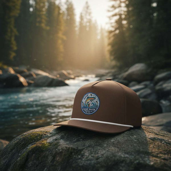 No. 04 - The Clear Water Circle - Est. 2025 - Rope Brim Trucker