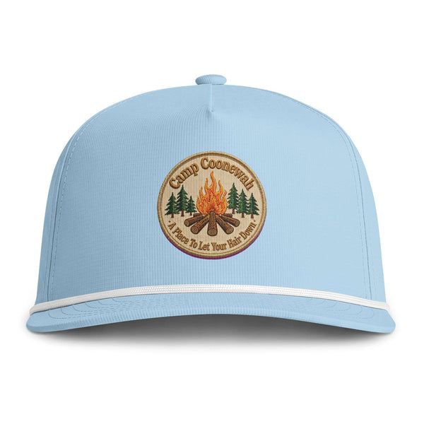 No. 02 - Camp Coonewah - A Place To Let Your Hair Down - Rope Brim Trucker