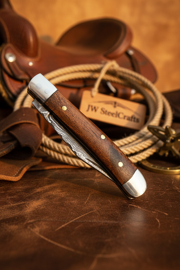 Rosewood Folding Knife 7.5
