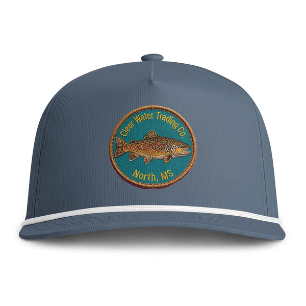 Vintage Trout Patch Fishing Hat - Clear Water Trading Co