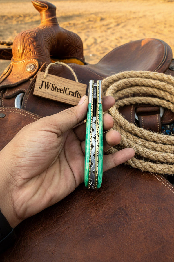 Jadeline Damascus Folder 7
