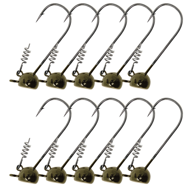 Reaction Tackle Lead Stand-Up Shaky Head Jigs (10 pack)