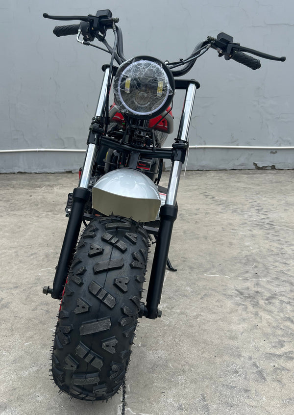 TrailMaster Hurricane 200PRO Mini Bike, 196cc 6.5hp with Electric Start, Torque Converter, Dual Disc Brakes, Front & Rear Suspension, LED Headlight