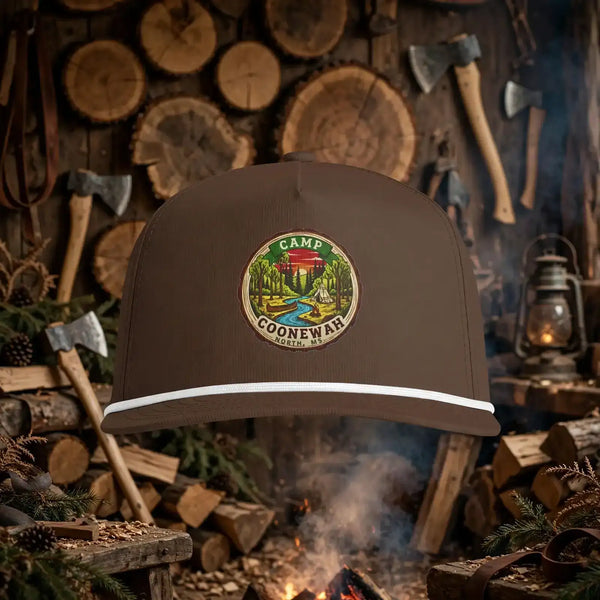 Camp Coonewah Sunwashed Rope Trucker Hat | Clear Water Trading Co.