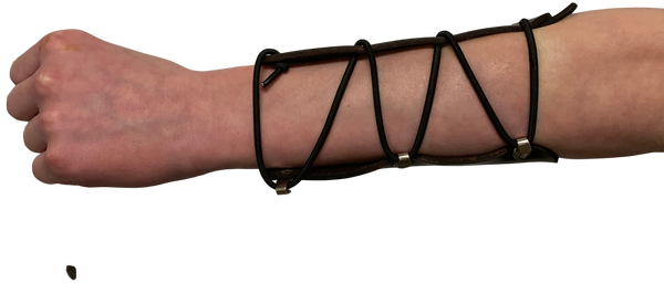 Classic Youth Arm Guard - Dark Brown