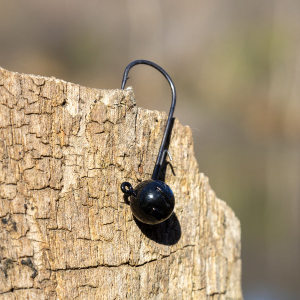 Reaction Tackle Lead Ball Jigs (10-Pack) – Premium Round Jig Heads for Stick Baits