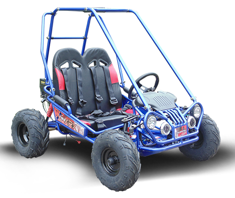 TrailMaster MINI XRX+ Kids Go Kart, 5.5hp Gas Engine with Electric Start, Remote Start/Kill, Ages 4-9