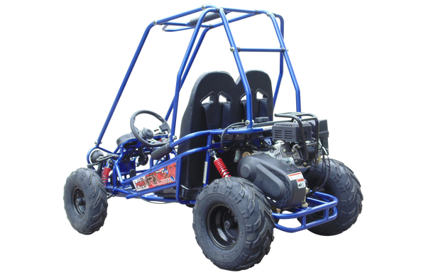 TrailMaster MINI XRX+ Kids Go Kart, 5.5hp Gas Engine with Electric Start, Remote Start/Kill, Ages 4-9