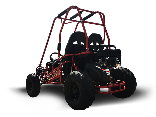 TrailMaster MINI XRX+ Kids Go Kart, 5.5hp Gas Engine with Electric Start, Remote Start/Kill, Ages 4-9