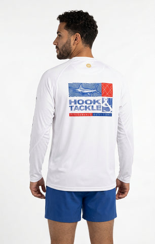 Men's Marlin Groove L/S UV Fishing Shirt