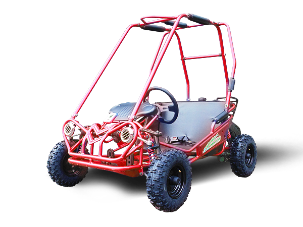 TrailMaster MINI XRS+ Kids Go Kart, 5.5hp Gas Engine, Dual Seats, Adjustable Pedals, Pull Start, Kids Ages 4-9