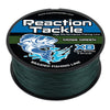 Reaction Tackle X8 Braided Fishing Line - Moss Green 8 Strand