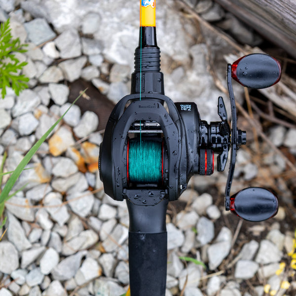 Reaction Tackle Braided Fishing Line - NO FADE Moss Green