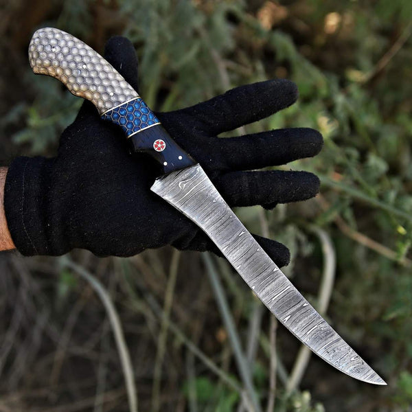 Damascus Fillet Knife – 8