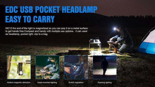Rechargeable High Lumen Super Bright Powerful LED CREE XP-L HI Flashlight Magnetic Water & Impact Resistant Handheld Flashlights For Outdoor Camping Hiking Riding
