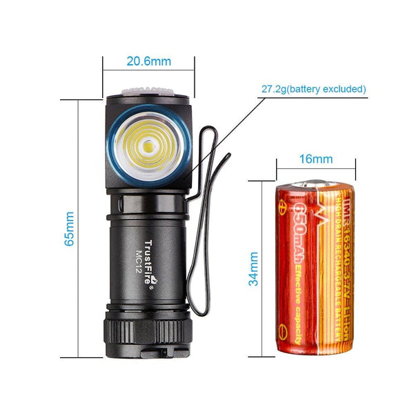 Rechargeable High Lumen Super Bright Powerful LED CREE XP-L HI Flashlight Magnetic Water & Impact Resistant Handheld Flashlights For Outdoor Camping Hiking Riding