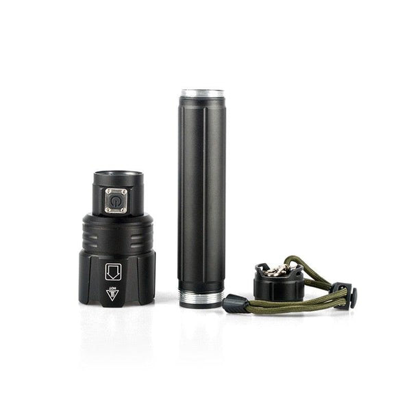 Rechargeable LED Flashlight High Lumen USB Ultra Bright Adjustable Powerful Zoomable Flashlight Water Resistant For Daily Household and Outdoor Camping Hiking Riding Running