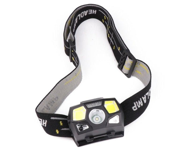 Rechargeable Powerful USB LED High Lumen Headlamp Ultra-Light Bright Headlight Waterproof Sensor Head Light For Outdoors Camping Running Hiking Biking Fishing