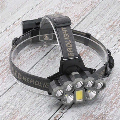 Rechargeable Ultra Bright Headlamp LED High Lumen Headlamp USB Waterproof Flashlight Outdoor Camping 6 Modes Headlight For Outdoor Camping Cycling Running Fishing.