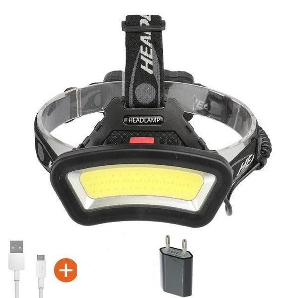 Rechargeable Usb Headlamp 500m Long Range Waterproof Headlight Lightweight Flashlight Hight Lumens Adjustable Floodlight For Outdoor Searchlight Hiking Camping Running Fishing Best Headlamps