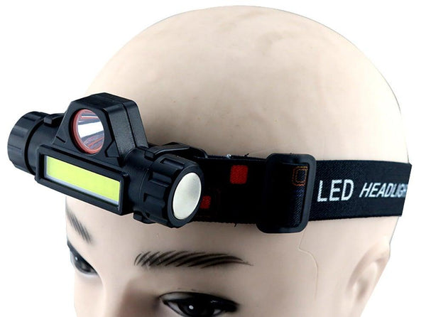Rechargeable Waterproof Powerful LED Headlamp Portable Mini Built-in 18650 Battery Flashlight For Portable Head Lamp Flashlight, Outdoor Lightweight Durable Headlight For Outdoor Running Camping Reading Fishing Walking Jogging Headlight