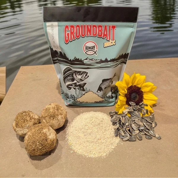 HungryFish GroundBait Mix - ( Sunflower ) 2 lb