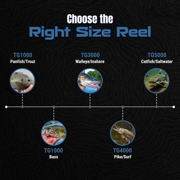 Reaction Tackle High-Performance Fishing Reels- Spinning Reel Series - NEW