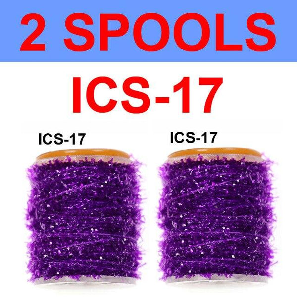 2 Spools Fly Tying Ice Chenille Streamer Fly Marabou Jig Ice Jig Fly Tying Material - HuntPost Marketplace