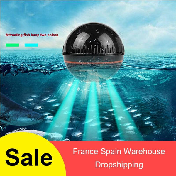 Smart wireless Fish Finder Portable Wireless Sonar Fishfinder Compatible with iOS & Android for Dock Shore Boat Ice Fishing - HuntPost Marketplace